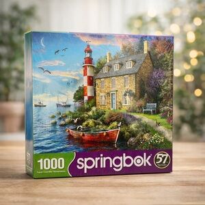 Springbok Coastal Lighthouse 1000-Piece Puzzle